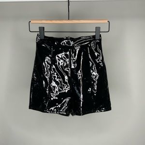 OhPolly Black Vinyl Short Size 0